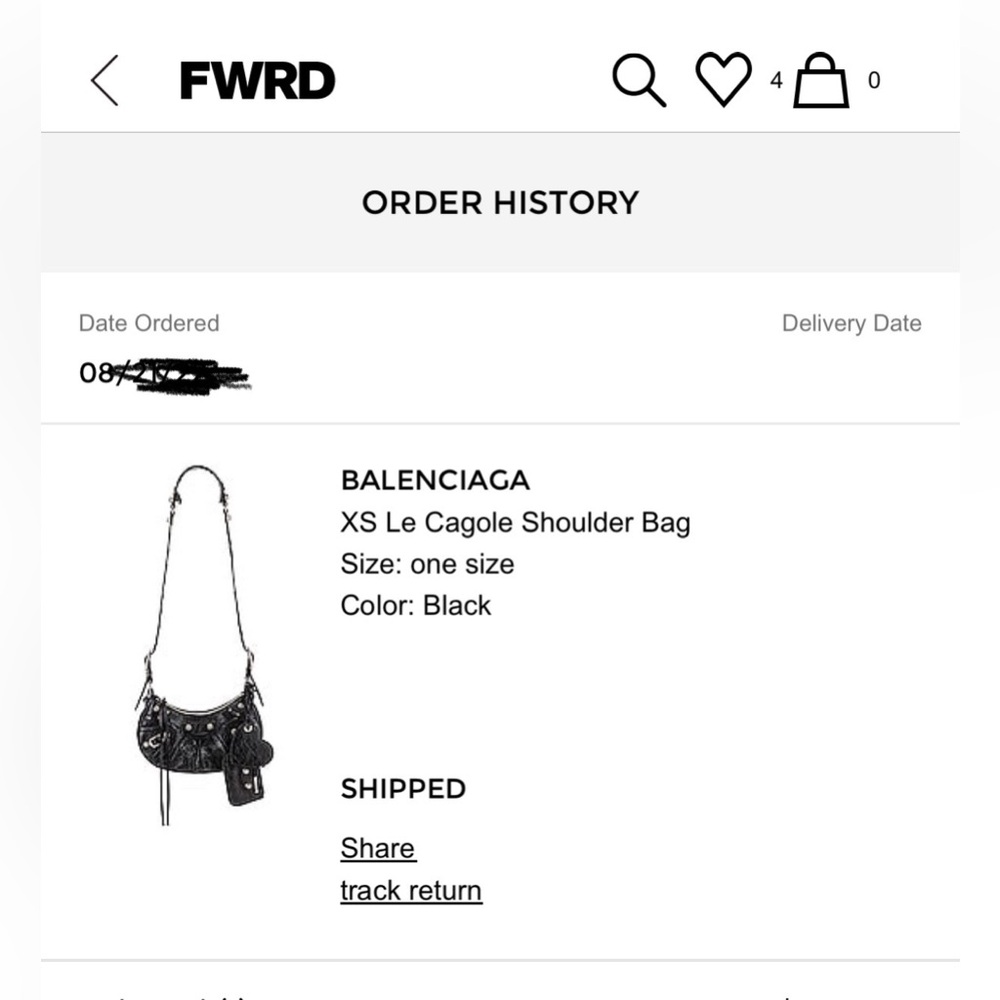 Balenciaga Black ‘Le Cagole XS‘ Leather Shoulder Bag - Picture 8 of 17